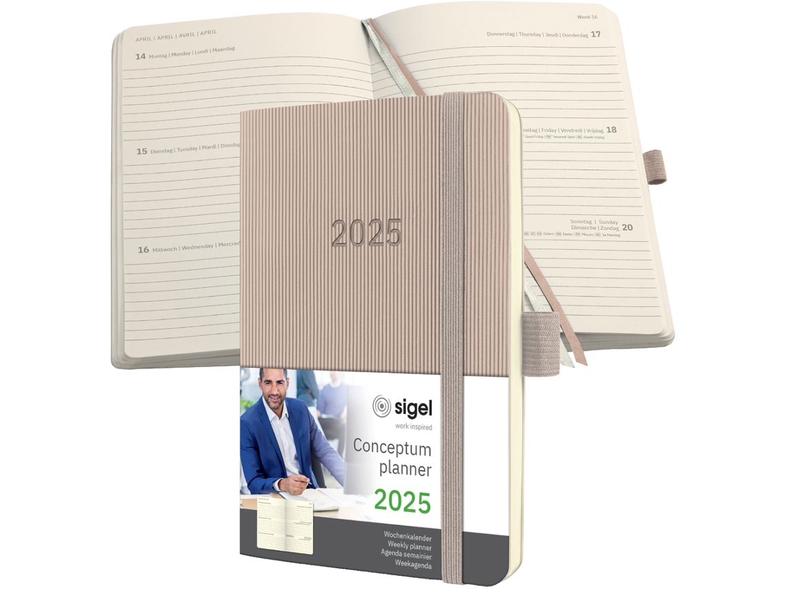 Calendario de Bolsillo SIGEL Conceptum 2025 Aprox.