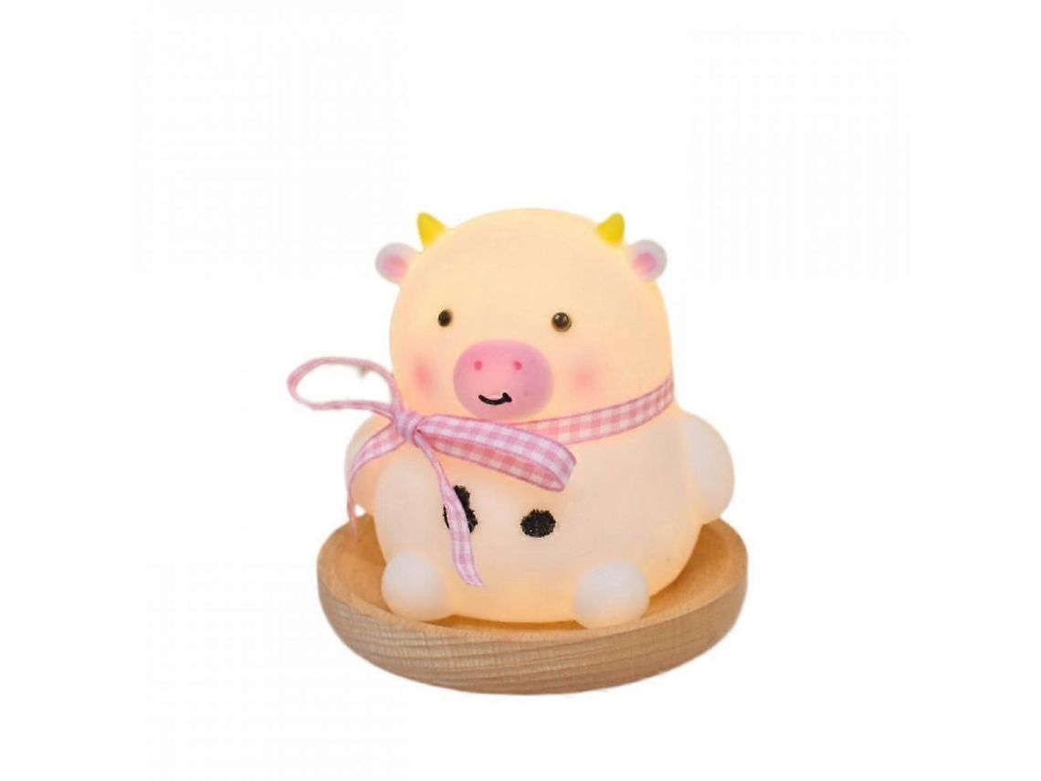 Lámpara rosa adorable para niñas/Lámpara LED/Minilámpara/Rosewell (Lámpara con lazo rosa para bebé)