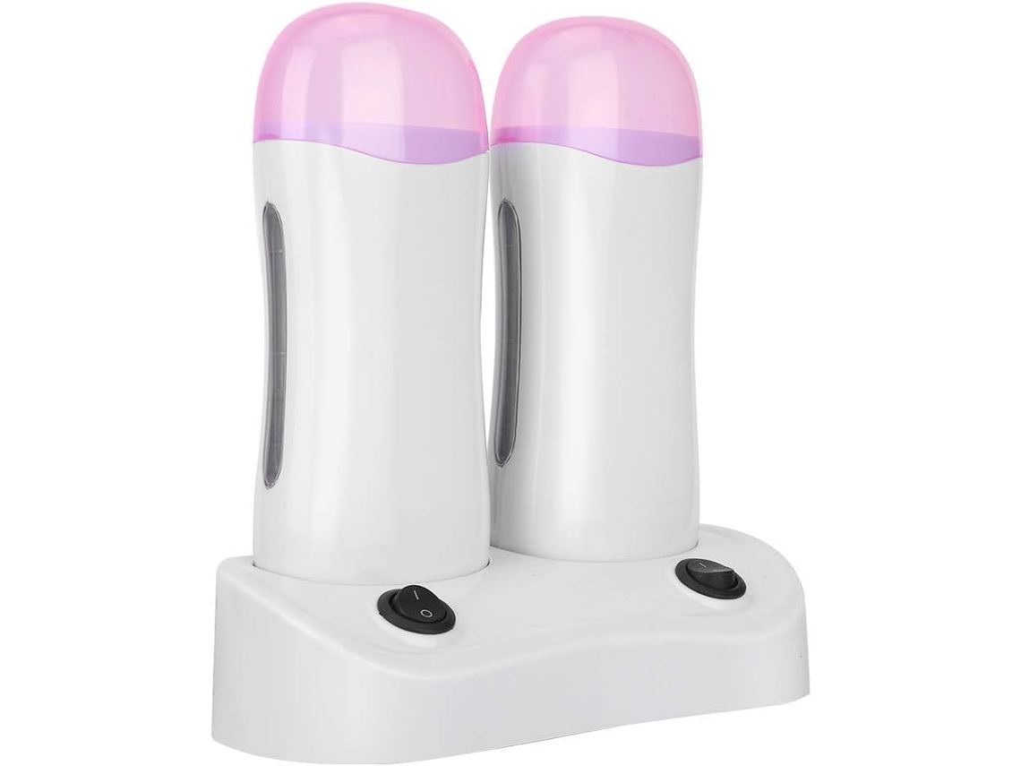 Calentador de cera para cartuchos de cera - Cartucho doble - Dispositivo de depilación para la piel