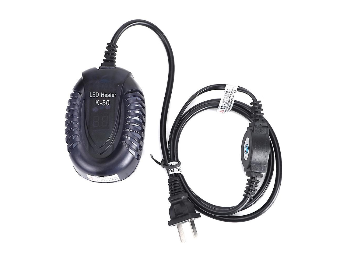 Calentador eléctrico sumergible GOKOCO (25 W) con controlador digital de temperatura y termostato para acuarios, peces, tortugas y galápagos.