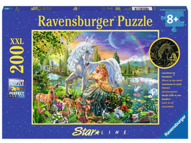 Puzzle RAVENSBURGER XXL Unicórnio (200 Piezas)