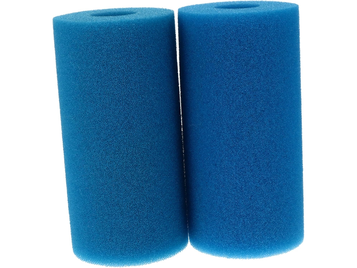 Filtro De Piscina Esponja De Repuesto Cilíndrica Para Bomba De Piscina 2 Piezas Material Esponja Res
