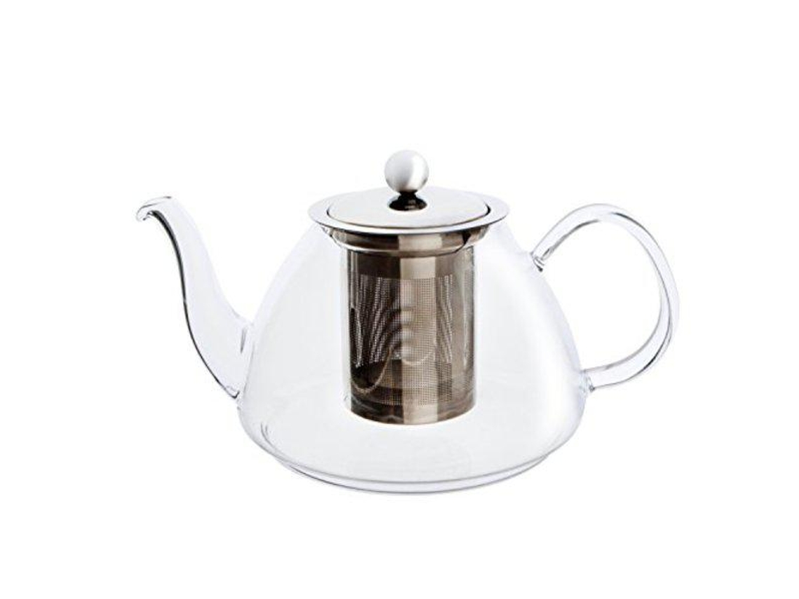 Cafetera Italiana de Vidrio Borosilicato Quid (1 L)