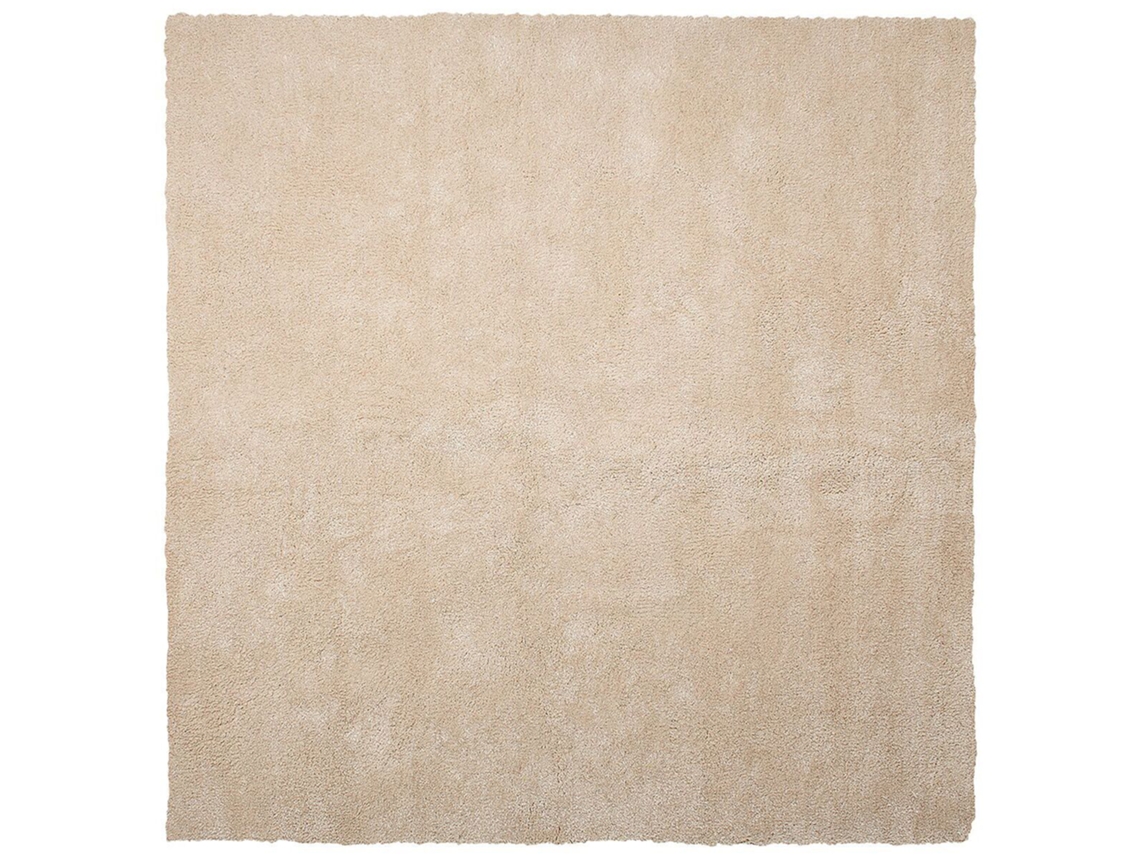 Alfombra BELIANI Demre de Poliéster Beige 200x200
