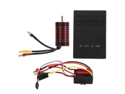 Kit De Motor Esc Sin Escobillas Rc 2845, Resistente Al Agua, 35 A, Tarjeta De Programación Para Coche Teledirigido A Escala 1/12, 4400 Kv