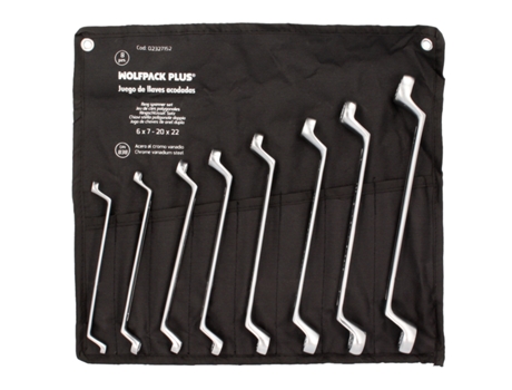 Juego Llaves Acodadas WOLFPACK LINEA PROFESIONAL Plus 8 Piezas