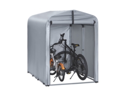 Tienda de garaje exterior para bicicletas, motos y herramientas, impermeable, color plata, 120 x 176 x 163 cm. Sobuy