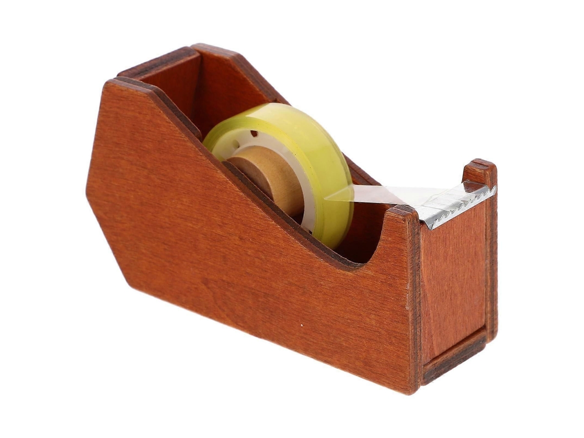 Dispensador de cinta adhesiva de mesa con forma de animal, fabricado en madera resistente, ideal para el hogar y la oficina. GOKOCO