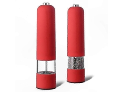 Molinillo de pimienta eléctrico Rosewell con ajuste de molienda para sal y especias en polvo.