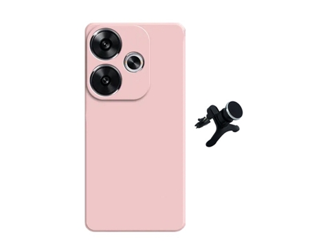 Funda Proteção Traseira Compativel para Xiaomi Xiaomi Poco F6 GIFT4ME Silicona Rosa