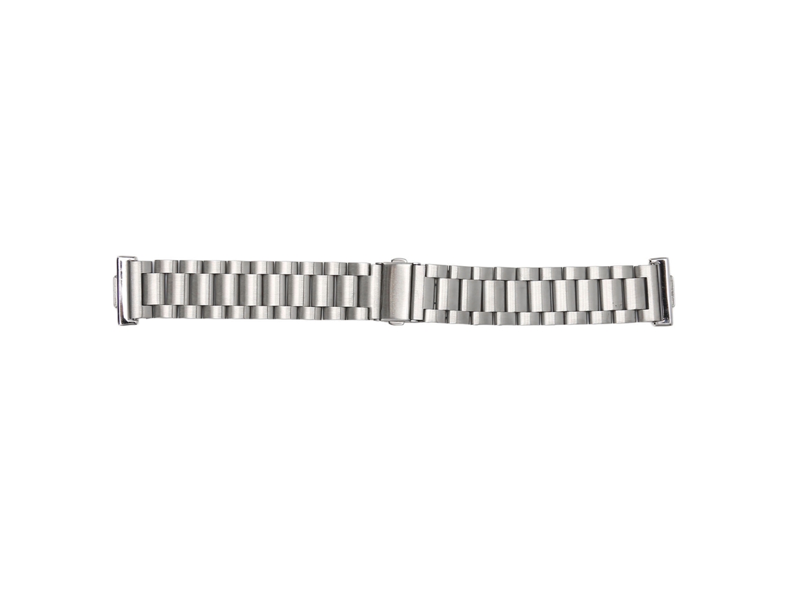Pulsera De Acero Inoxidable De 20 Mm Para Huawei Watch Fit 2, Ajustable Con Doble Botón, Color Plata.