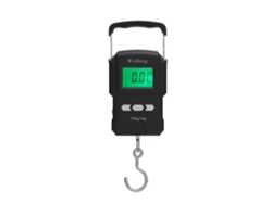 Balança de Pesagem Eletrônica com Luz de Fundo 75Kg/10G Portátil Digital Pesca Postal Pendurado Gancho Balança com Fita Métrica