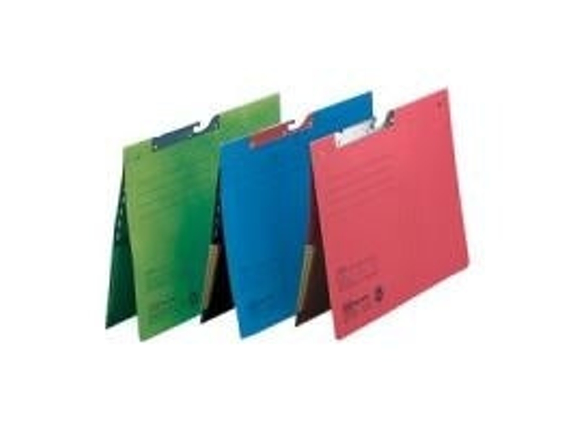 Carpeta colgante con bolsillo, A4, cartón Manila, verde para el mercado DLA Ch 50 piezas Elba (90433 Gn)