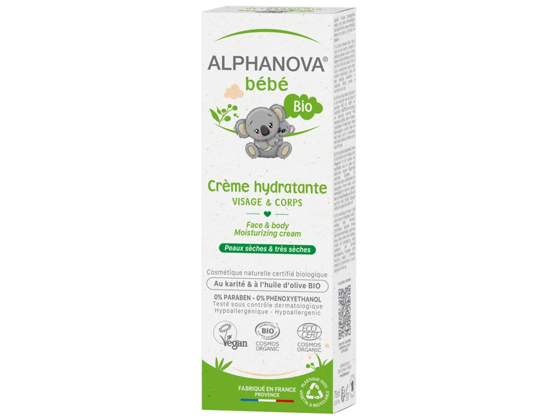 Crema Hidratante Bebé Bio 75 Ml ALPHANOVA