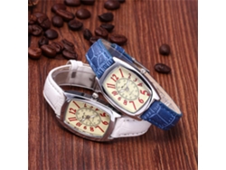 Reloj De Cuarzo Informal Para Mujer, Estilo Moderno Con Líneas Blancas Y Negras (blanco)
