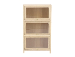 Estantería De Madera Para Casa De Muñecas A Escala 1/12 - 3 Niveles - Mueble Decorativo