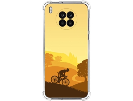 Carcasa Huawei Honor 50 Lite 5G / Nova 8i TUMUNDOSMARTPHONE Ciclista Multicolor