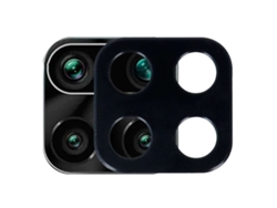 Protector Cámara Metalizado Negro Para Xiaomi Redmi Note 9s
