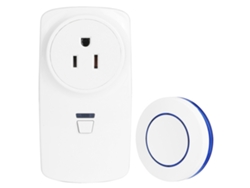 Enchufe Con Control Remoto Inalámbrico, Toma De Corriente De 2 Vías, 2000 W, Enchufe Estadounidense, Azul, Para Electrodomésticos.
