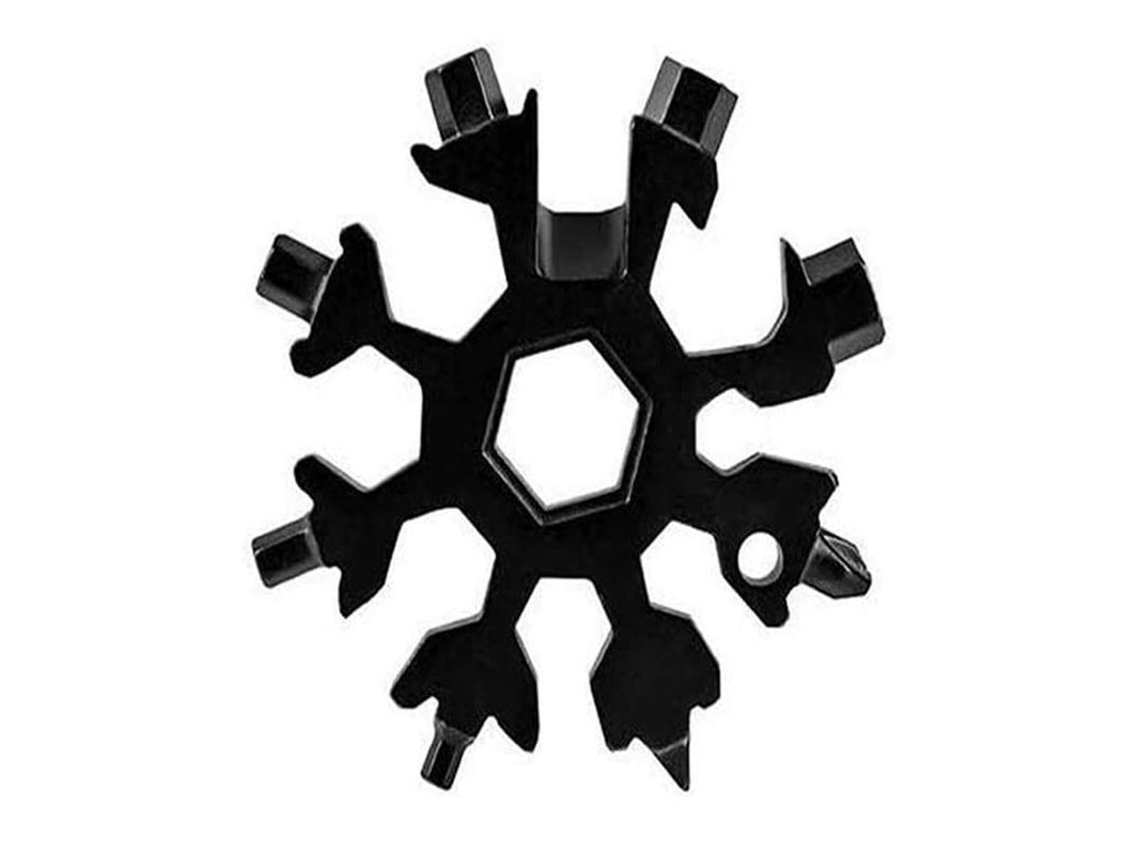 2026-herramienta Multifunción Snowflake 18 En 1, Regalos De Cumpleaños Divertidos Para Hombres (negro)