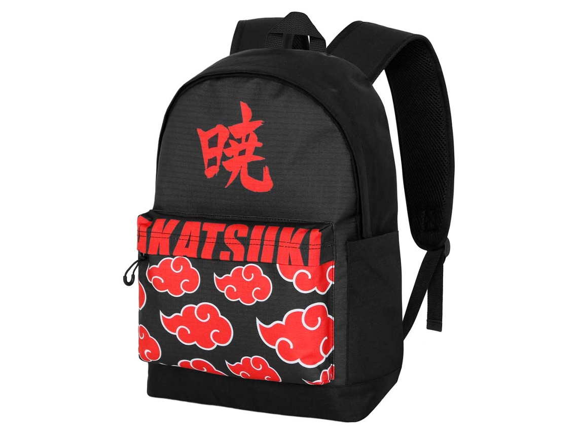Naruto Kanji Mochila HS PLUS, Negro KARACTERMANIA