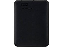 Disco HDD Externo WESTERN DIGITAL Elements (Preto - 2 TB - USB 3.0)