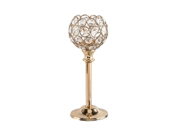 Adorno de metal creativo, lámpara de araña de cristal para decoración