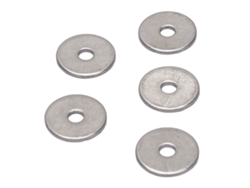 500pcs Arruelas Planas Aço Inoxidável para Parafuso M2 2.5x10x0.5mm Conjunto