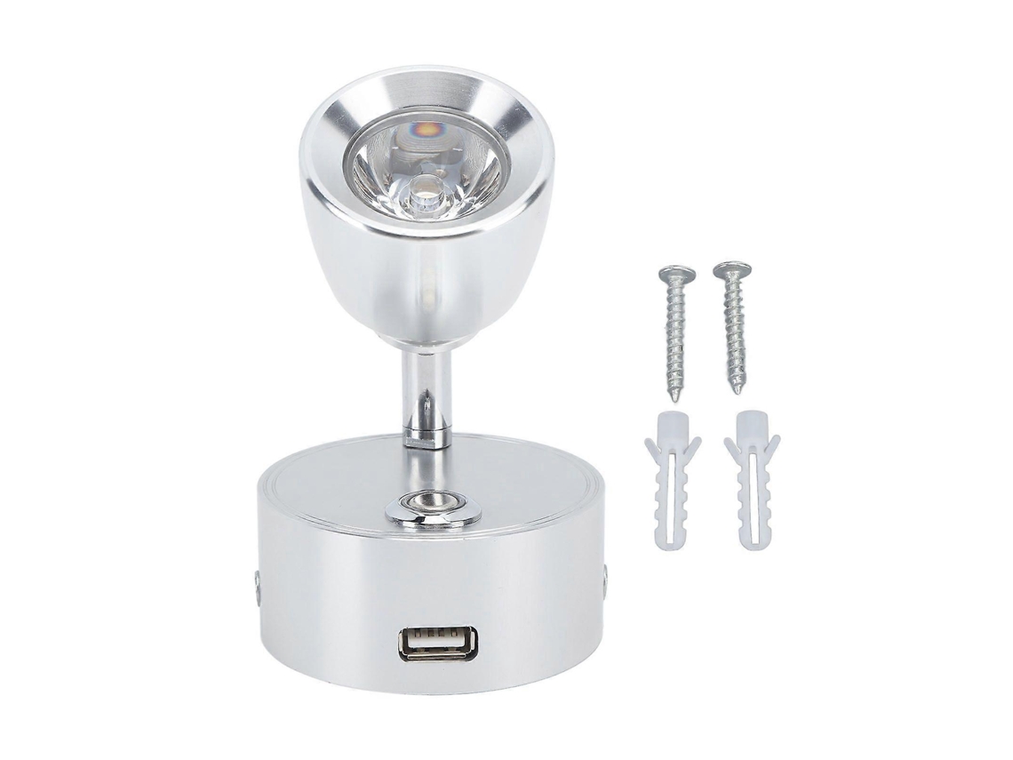 Luz de lectura LED recargable con ajuste táctil, ideal para remolques y embarcaciones. Nostalgia88
