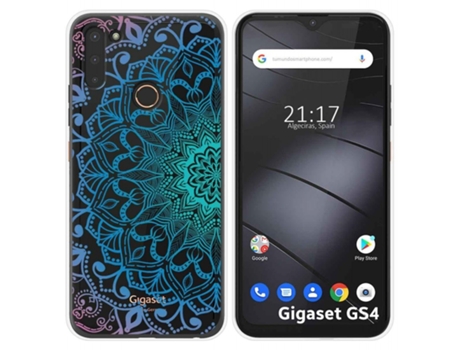 Carcasa Gigaset GS4 TUMUNDOSMARTPHONE Dibujos Transparente Multicolor