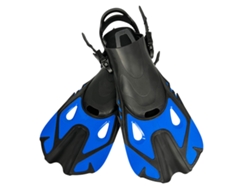 RNEMITERY Fines de Natación Snorkel Cortos Ajustables Adulto Infantil | Fines de Buceo Regulables