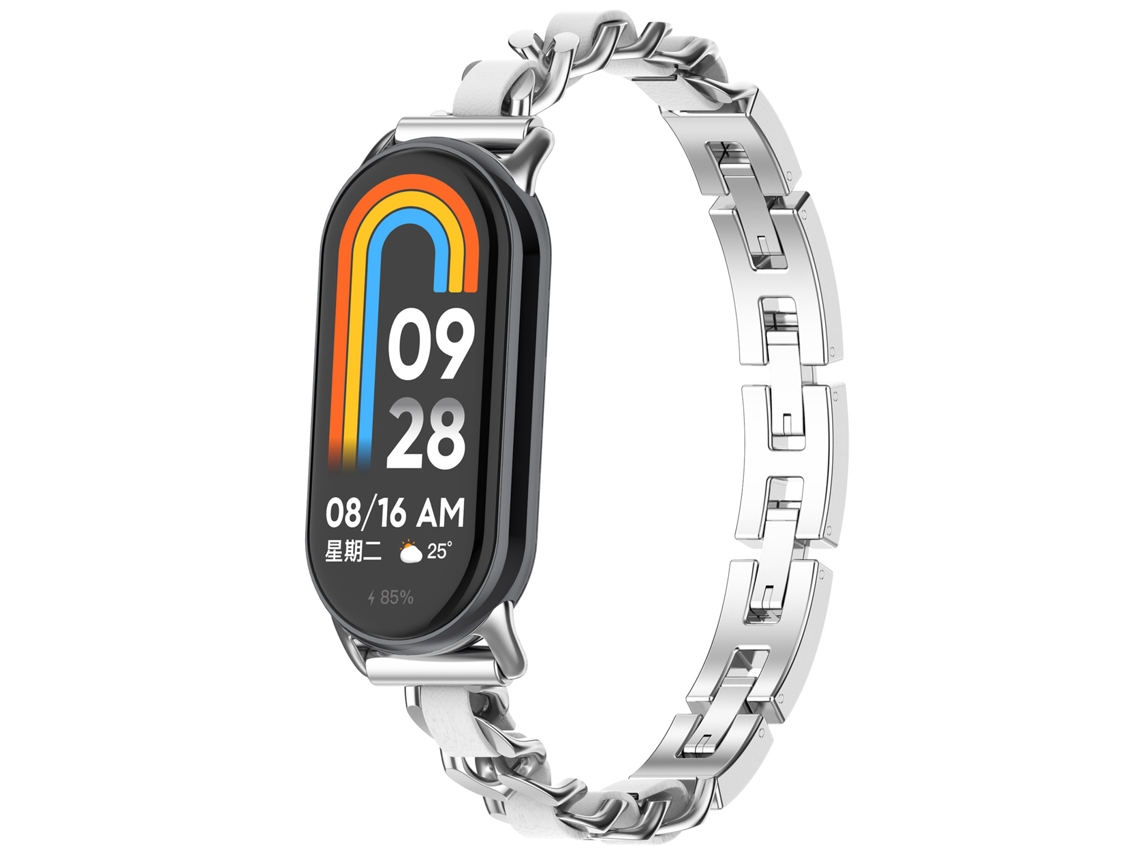 Correa De Reloj Para Xiaomi Band 9/9 Nfc Plata