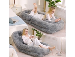 Silla gaming ajustable para caminar, sofá reclinable de 5 posiciones, gris claro VELTRIX
