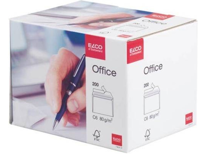 Sobres ELCO Office C6 Blanco