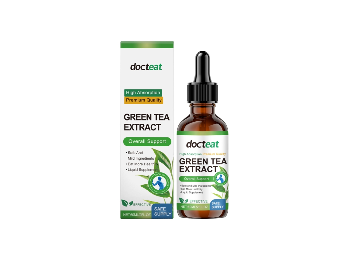Suplemento en gotas de té verde para la salud bucal