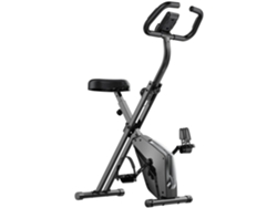 Bicicletas plegables de interior Racingreat para principiantes (Vol. de inercia: 1,6 kg, sensor de frecuencia cardíaca, monitor LCD, modelo D, negro)