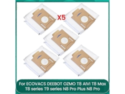 5 Bolsas Para Aspiradora Ozmo T8, T8+, T8, N8, N8 Pro, T9 Y T9 Pro.