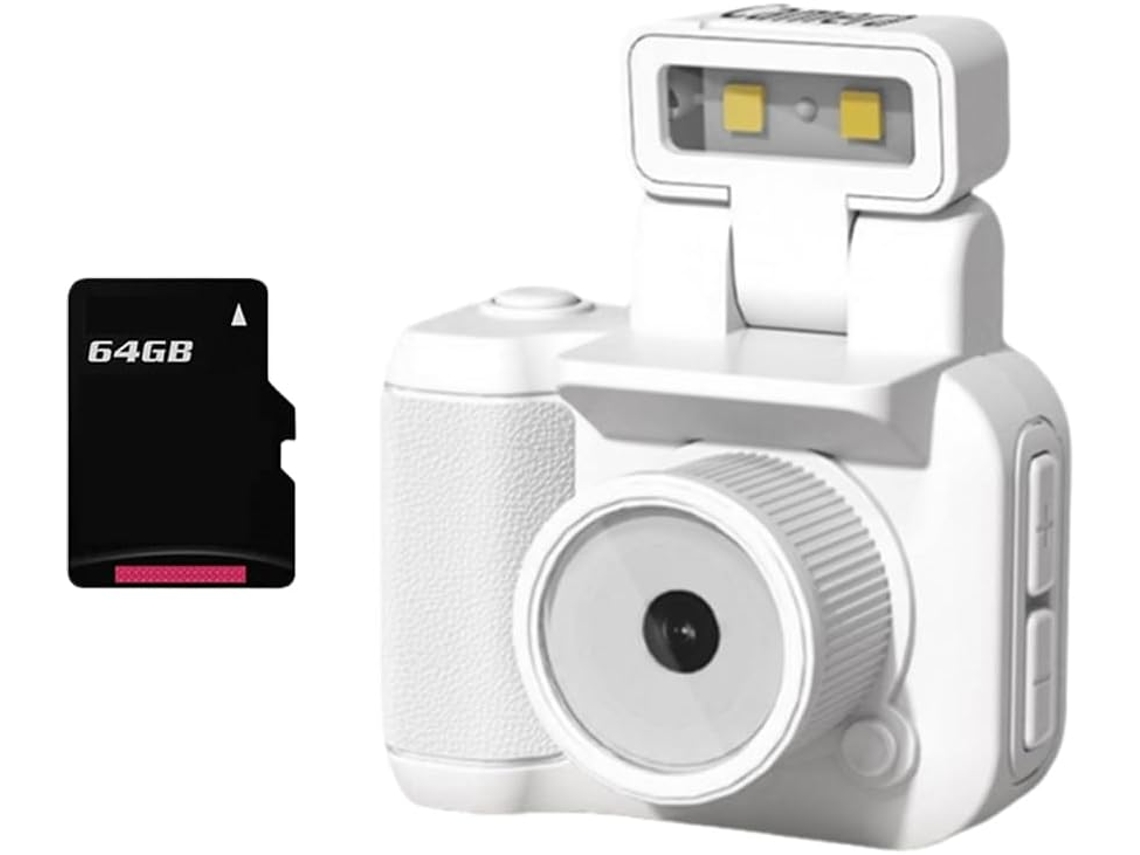 Mini Cámara Estilo Slr Con Sensor Cmos De 64 Gb, Flash Incorporado Y