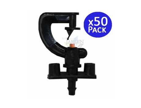 Microaspersor de Riego 180º Radio Alcance 2-2,5 Metros Pack 50 SUINGA
