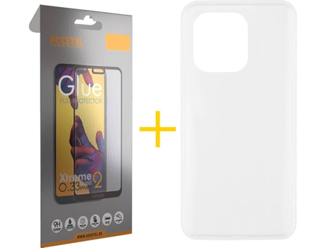 Kit Funda + Protector de Pantalla Xiaomi Mi 11 5G ACCETEL Liso 5 Transparente