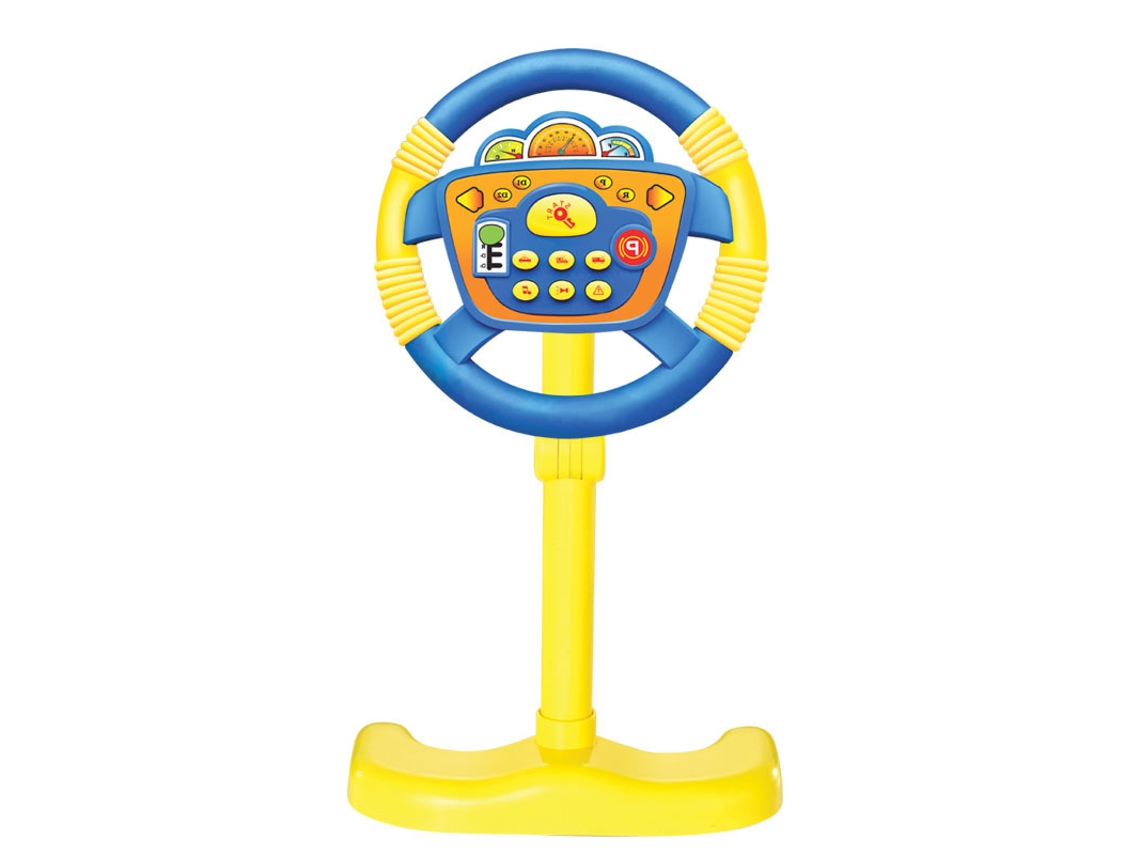 Volante Juguete Eifson Con Base Vertical Para Simulación De Conducción (azul)