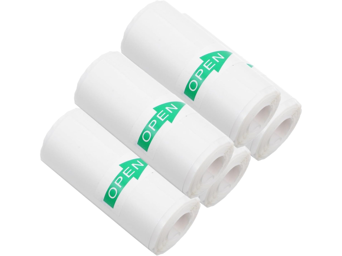 5 Rollos Térmico Para Impresoras De Papel Para Caja Registradora Impresión Y Suave Para Tiendas Y Of
