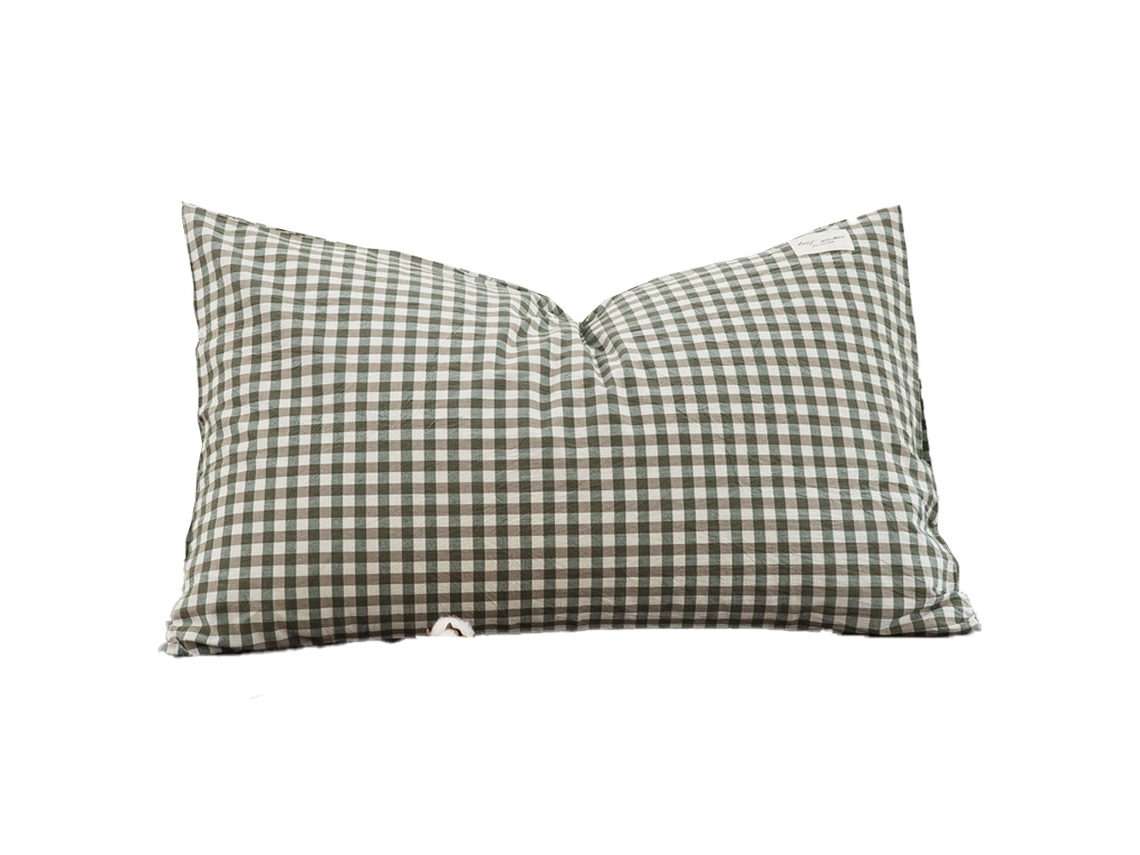 Funda De Almohada De Puro Algodón 30X50Cm 1 Paquete Funda De Almohada Verde Agua Sobre Cómico JEIIBRZUI