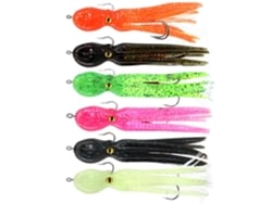 2026rebe-6pcs Señuelo De Pulpo Swimbait Suave Con Anzuelo Jig Artificial Para Pesca En Agua Salada Océano