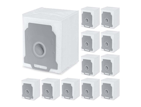 Pacote com 12 sacos de vácuo de substituição compatível para irobot roomba i3,i4,i6