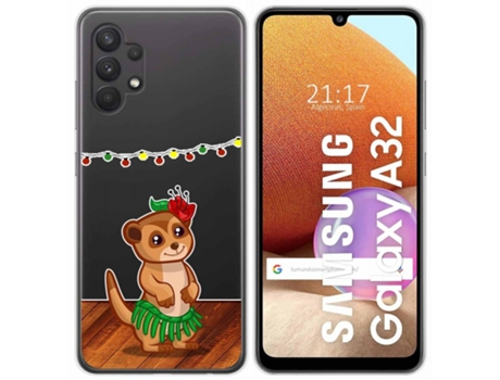 Carcasa Samsung Galaxy A32 4G TUMUNDOSMARTPHONE Dibujos Transparente Multicolor