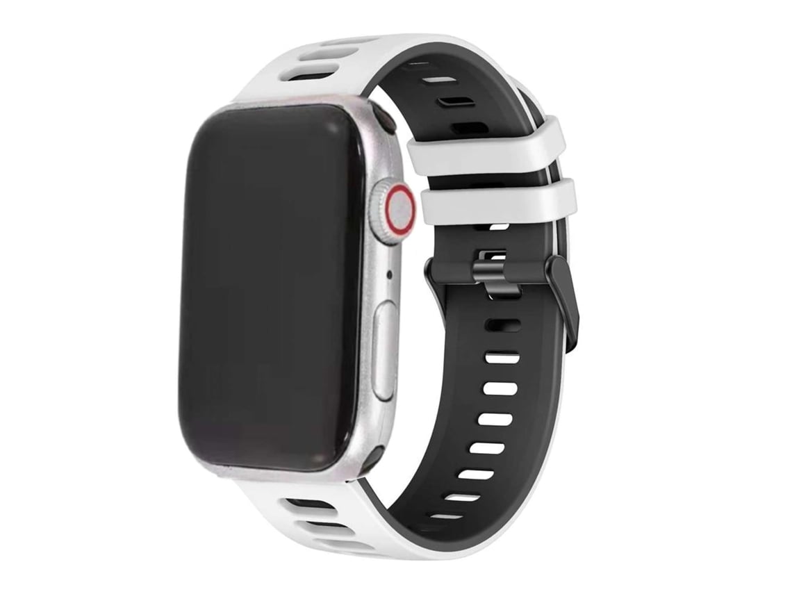 Correa Reloj Apple Watch Blanco Y Negro Malla Correa Sport Apple