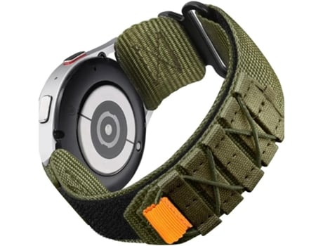 Correa Nylon Militar para Samsung Galaxy Watch4 40Mm Verde ¡ANTIMPACTO!
