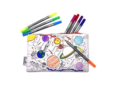 Set infantil para colorear y aprender - Explorador del espacio EAT SLEEP DOODLE