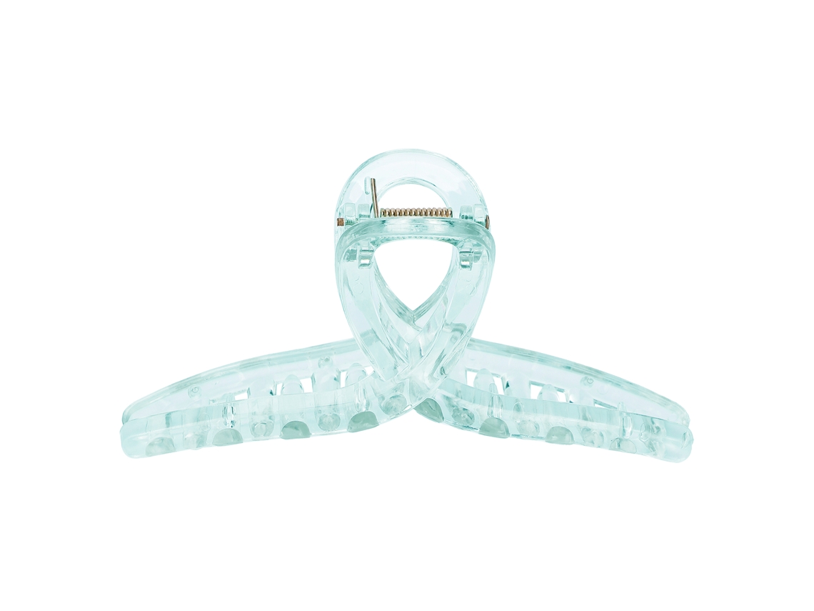 Pinza De Pelo Para Mujer Claw Clip Elegante Y Simple Accesorio De Pelo Anti-deslizante Con Agarre Fuerte Color Verde